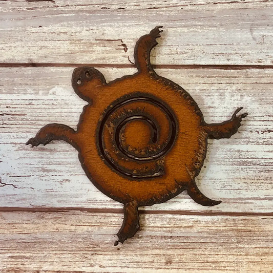 "Spirit Animal" Turtle Southwestern Rustic Magnet