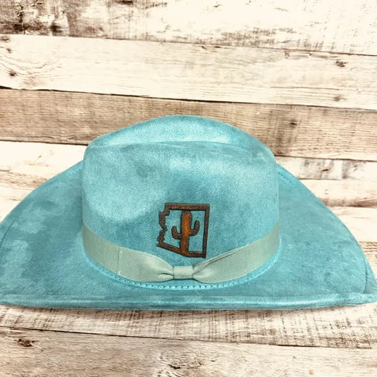 ARIZONA Outline With Cactus Southwest Hat Pin Hat Bar Gift