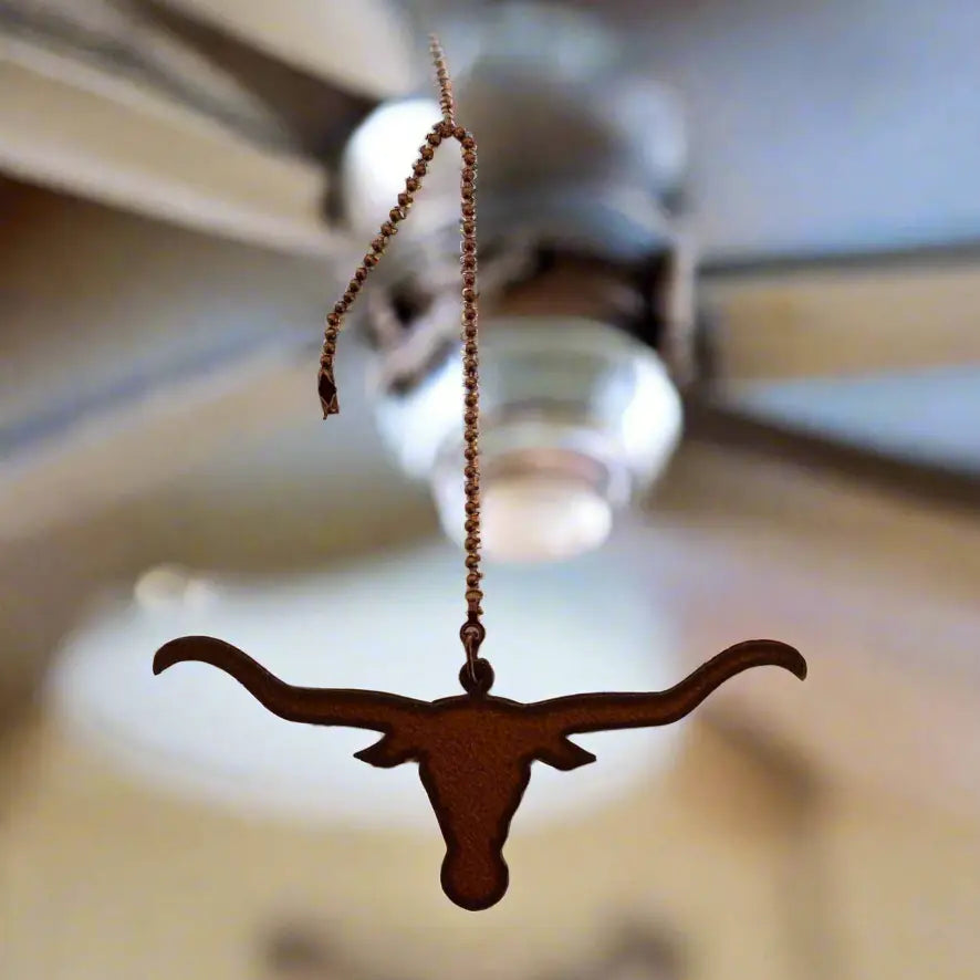 Steer Head  Longhorn Western Fan Pull