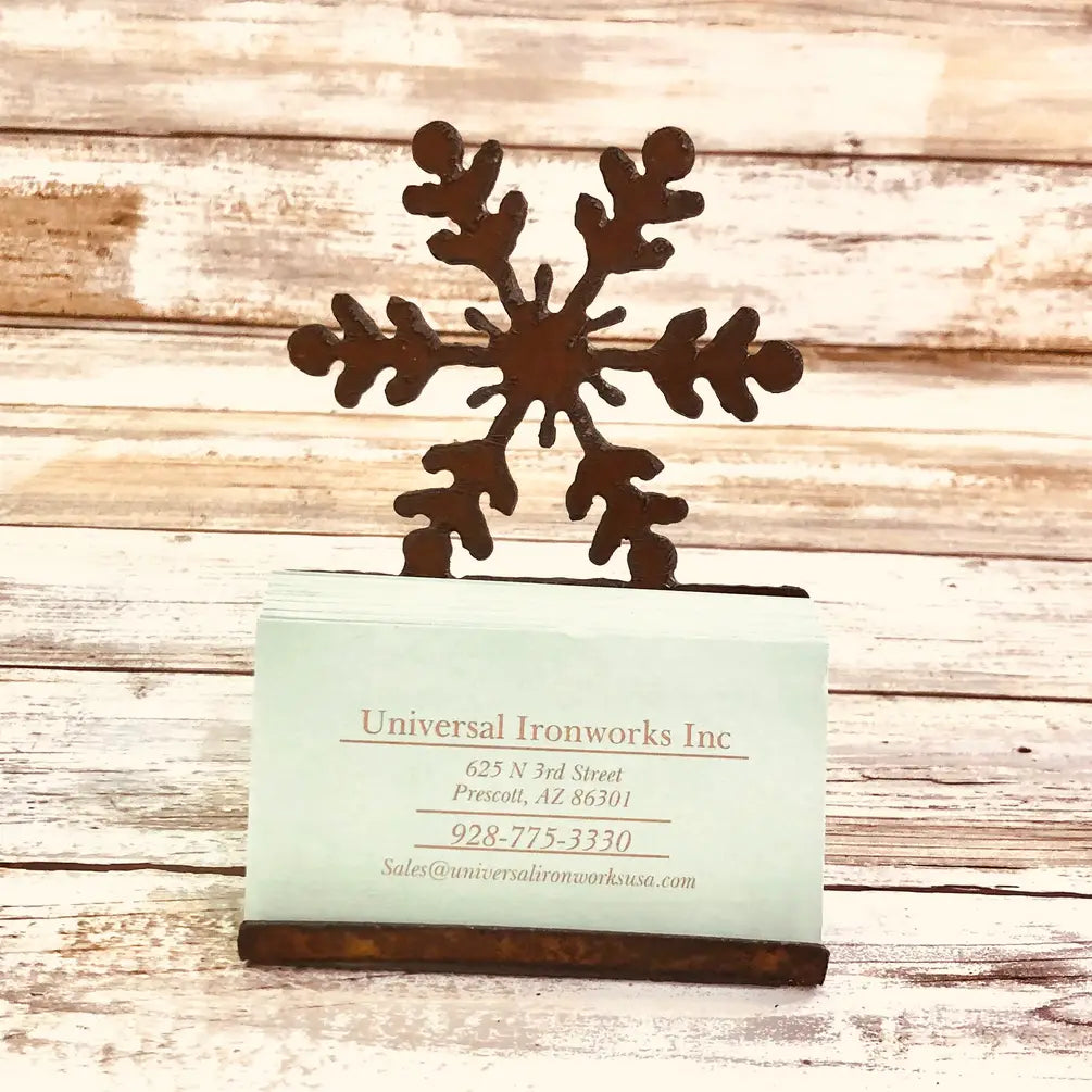Snowflake Business Card Holder