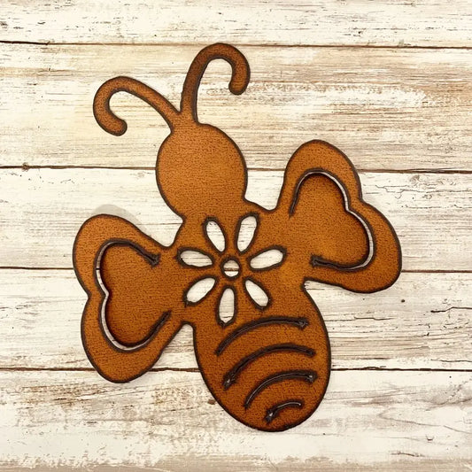 BEE Garden Friend Image Wall Sign Garden Art