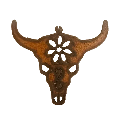 Buffalo Skull Garden Friend Ornament