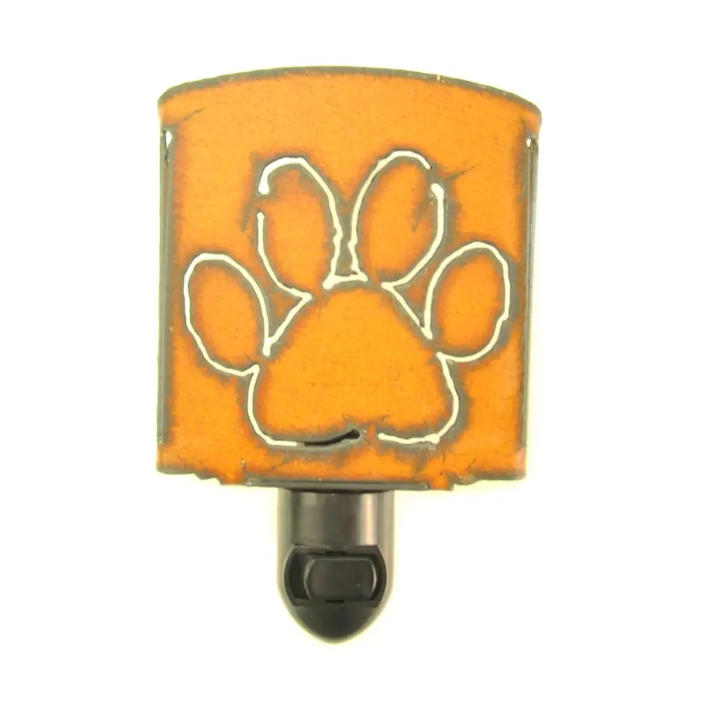 Paw Print Classic Lodge Pet Lover Nightlight