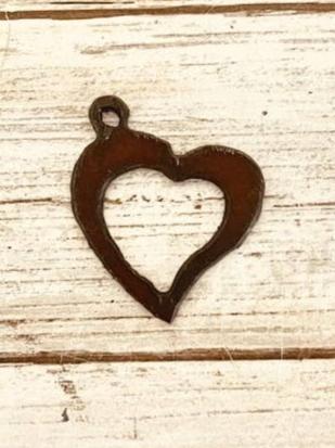 Flirty Heart Valentine Charm Pendant