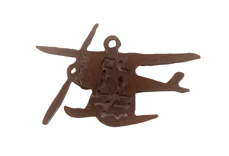 Float Plane Charm Pendant Rustic Alaska State Gift