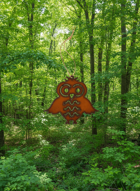 Owl Rustic Lodge Ornament