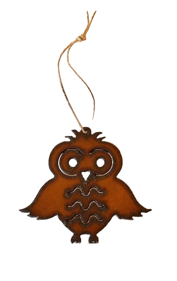 Owl Rustic Lodge Ornament