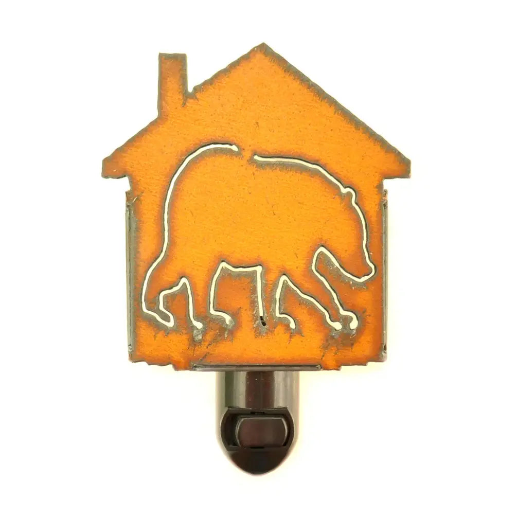 Black Bear Lodge Cabin Mountain Classic Nightlight