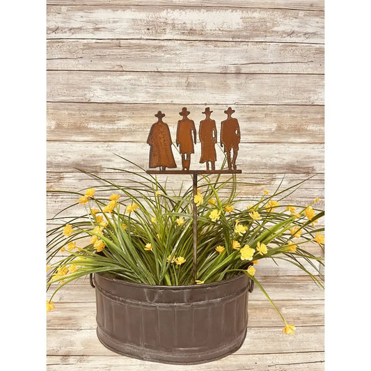 Tombstone Lawmen Wild West Cowboys Garden Plant Stake