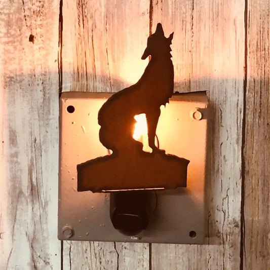 Coyote Image Southwestern Desert Howling Nightlight
