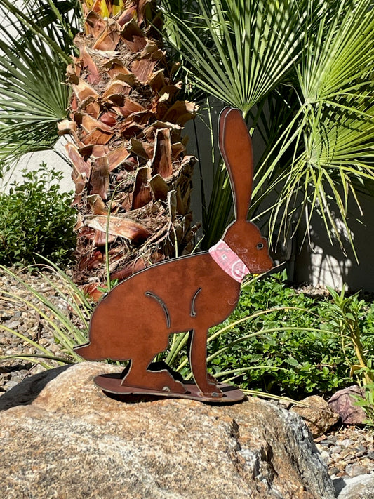 Jackrabbit Garden Yard Art Small Sculpture
