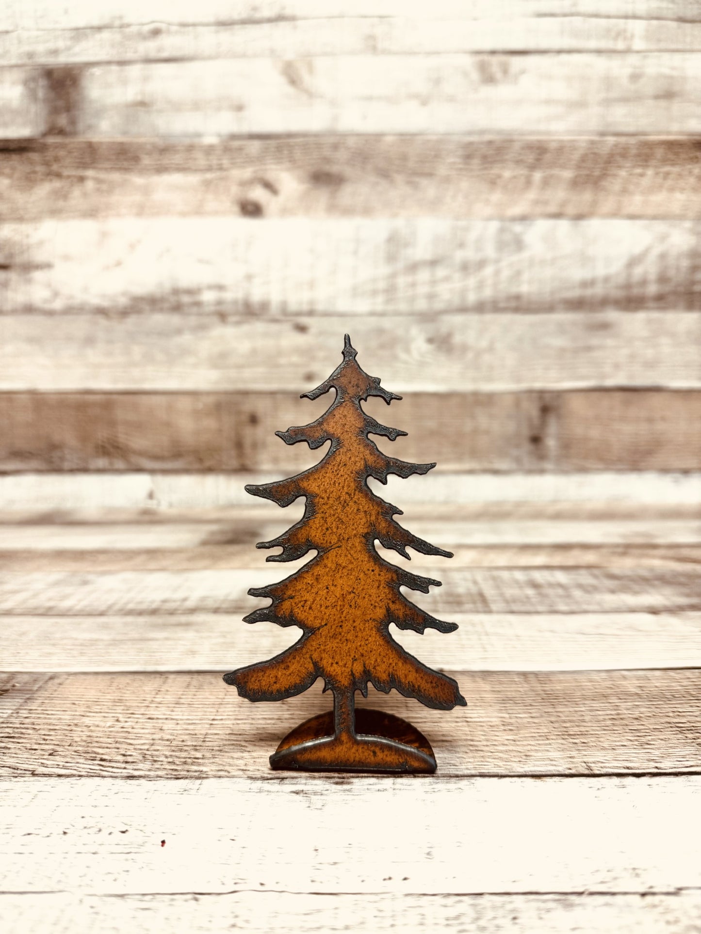 Emporium Pine Tree DOODAD Rustic Metal Lodge Figurine