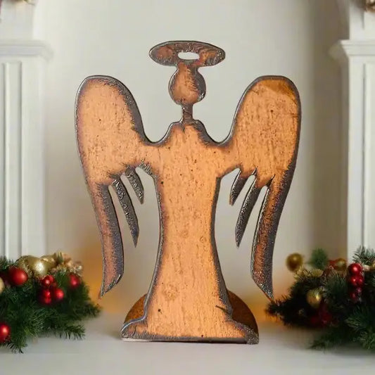 Angel Rustic Doodad Standing Figurine Tabletop Gift