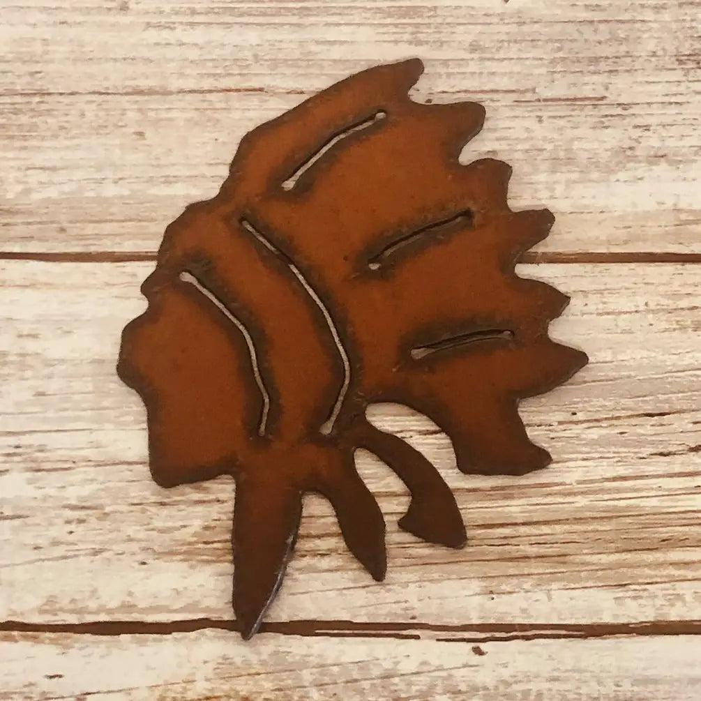 Brave with Head Dress Southwest Magnet