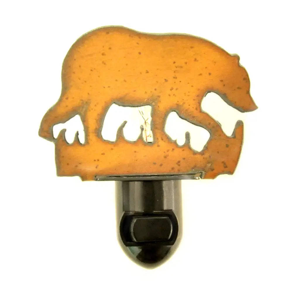 Black Bear Lodge Image Cabin Night Light