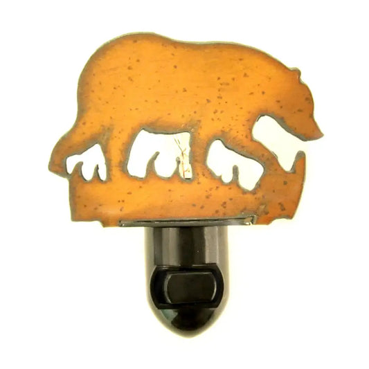 Black Bear Lodge Image Cabin Night Light
