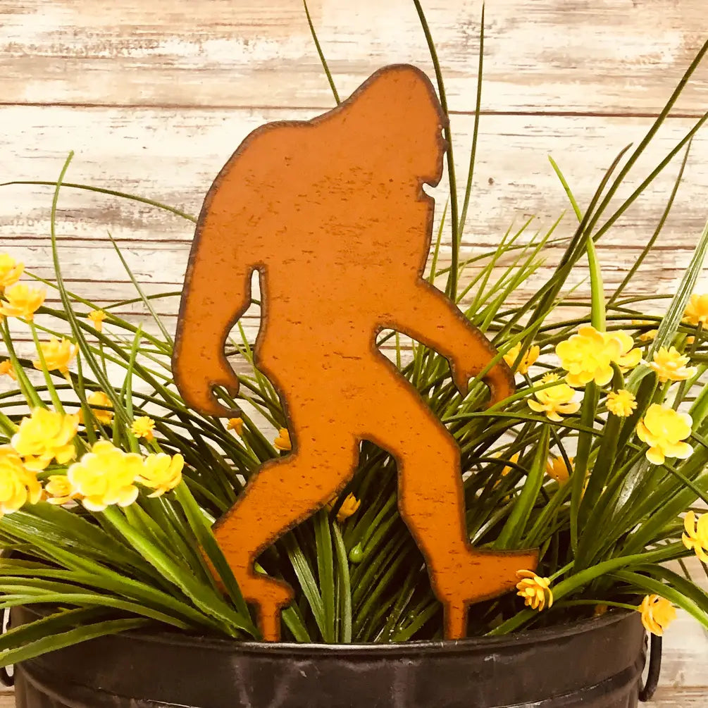 Bigfoot Yard Stake Yeti Sasquatch Stake