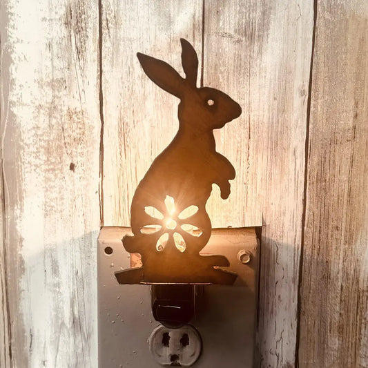 Bunny Garden Friend Image Night Light