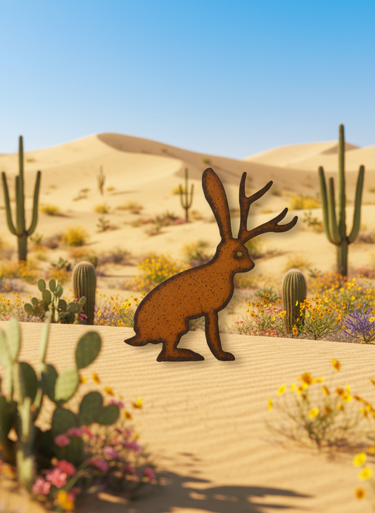 Jackalope Rustic Lodge Magnet