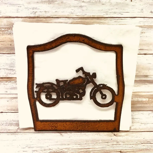 Vintage Motorcycle Sturgis Harley Napkin holder