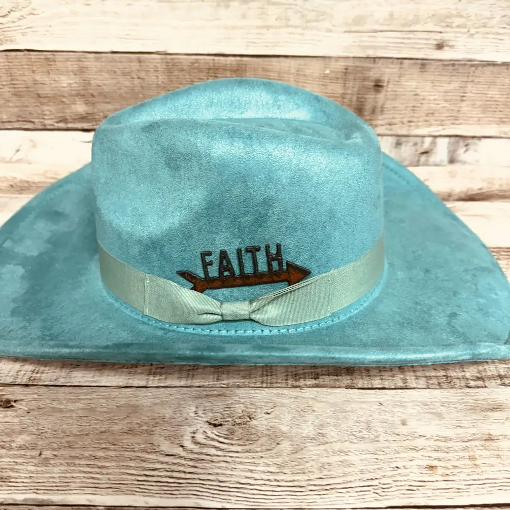 Faith Arrow Rustic Metal Hat Pin Hat Bar Gift Usa Made