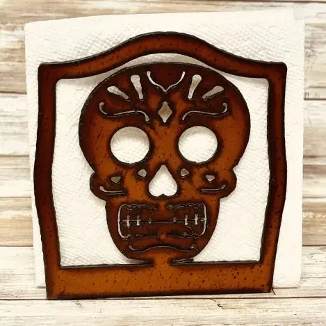 Sugar Skull Napkin Holder Day of Dead