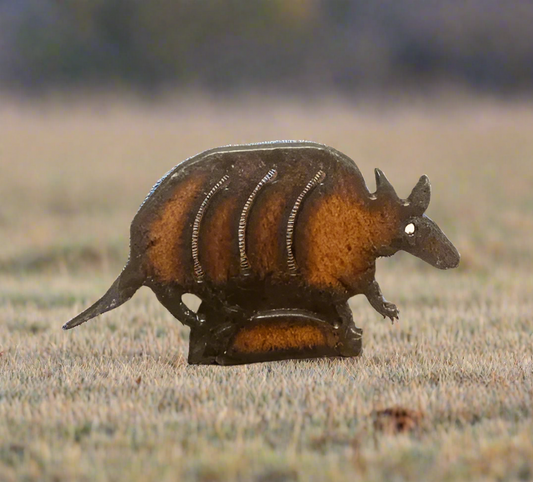 Armadillo ADD ON Rustic Texas Metal Tabletop Figurine