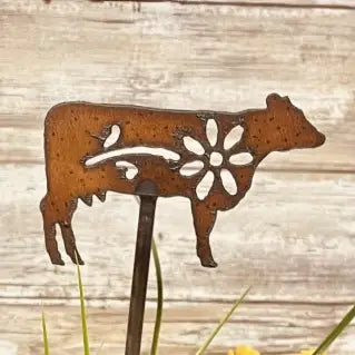 Cow GARDEN FRIEND Plant Stake 4H Dairy Gift