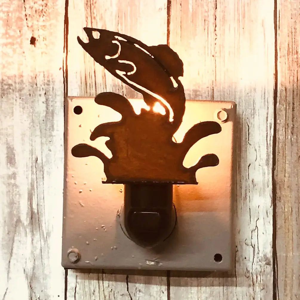 Trout Image Lodge Nightlight