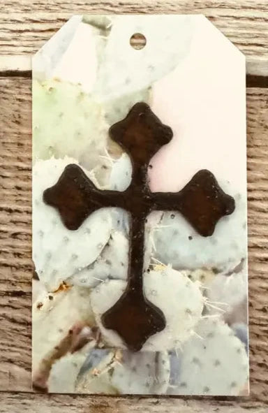 Cross with Thin ends Hat pin Rustic Hat Bar Gift USA Made