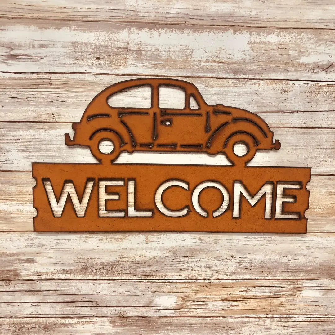 Bug Slug Bug Beach Welcome Sign