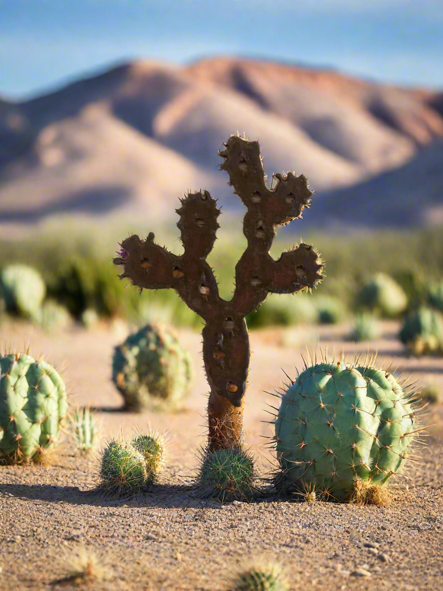 Prickly Pear Mini Magnet Southwest Desert Arizona Gift