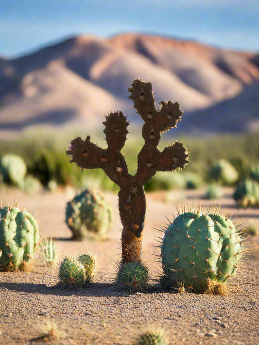 Prickly Pear Mini Magnet Southwest Desert Arizona Gift