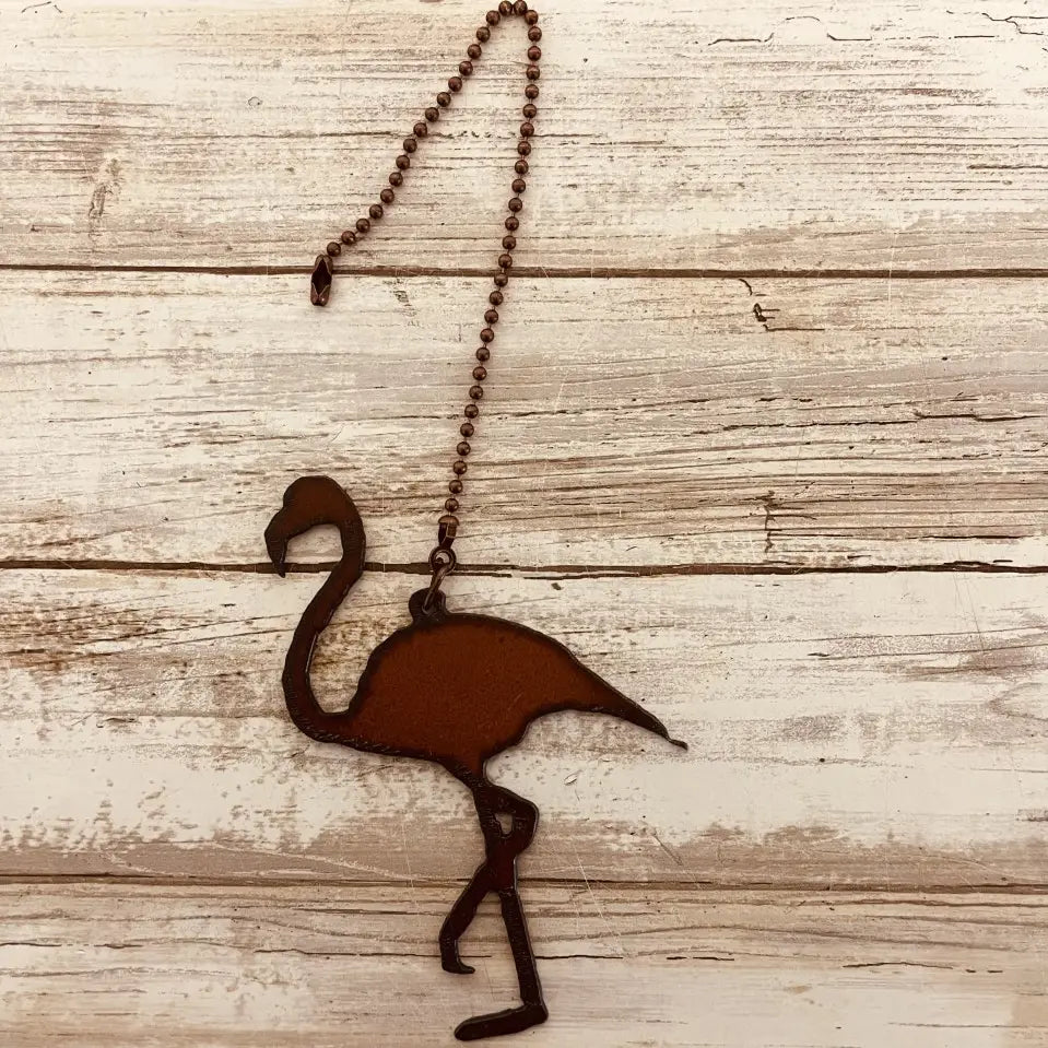 Flamingo Nautical Sea Life Fan Pull
