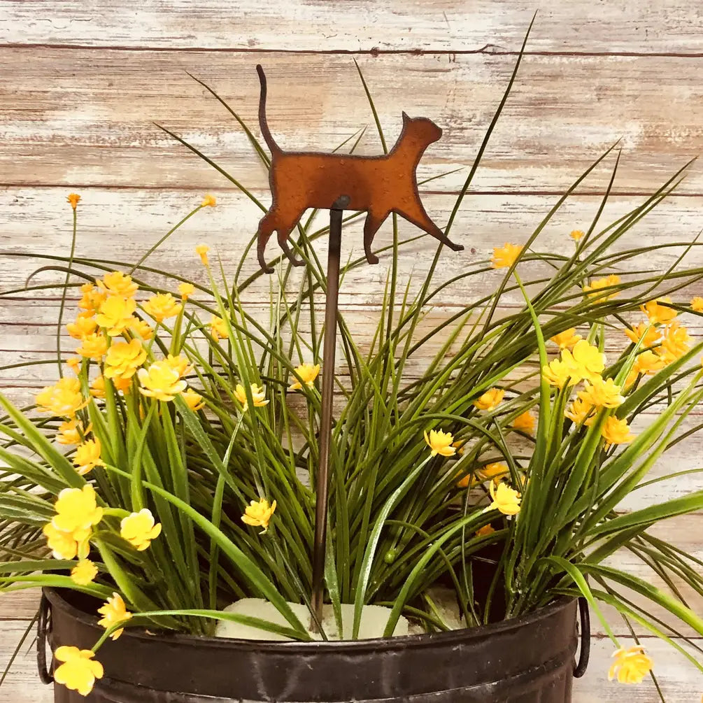 Cat 1 Kitty Garden Plant Stake