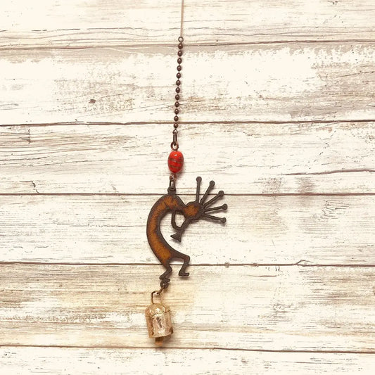 Kokopelli Southwest Rustic Desert Garden Bell Chime Arizona