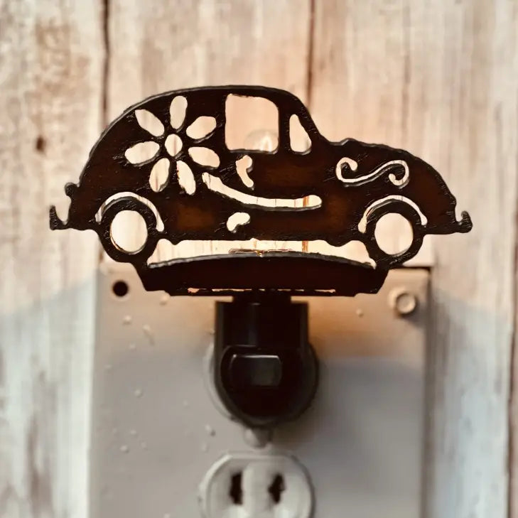 Retro Beetle Bug GARDEN FRIEND Image Night Light Slug Bug