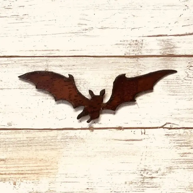 Bat Magnet Rustic Metal