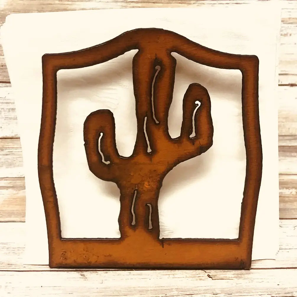 Saguaro Cactus Southwestern Desert Napkin Holder