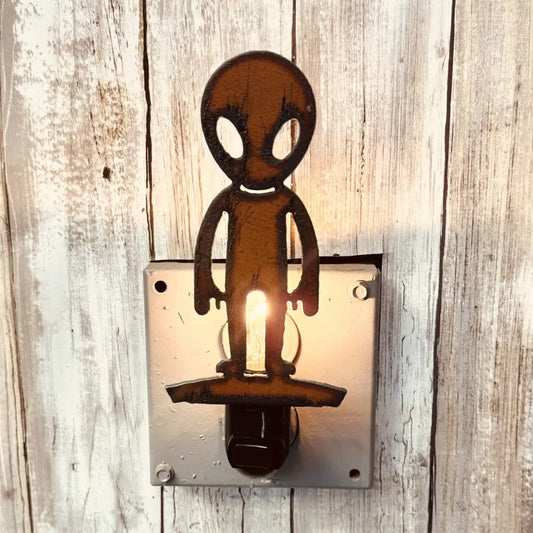 Alien Full Body Night Light Image Area 51 New Mexico