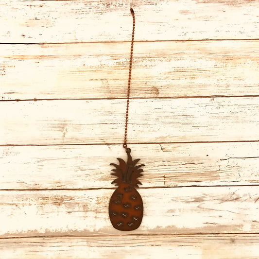 Pineapple Nautical Island Fruit Fan Pull