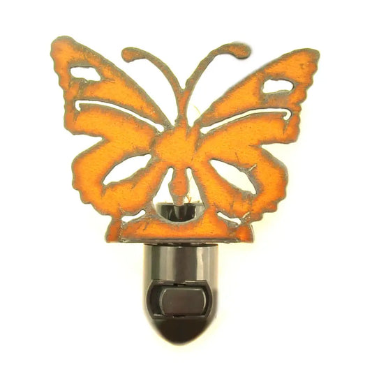 Butterfly Rustic Summer Garden Image Night Light