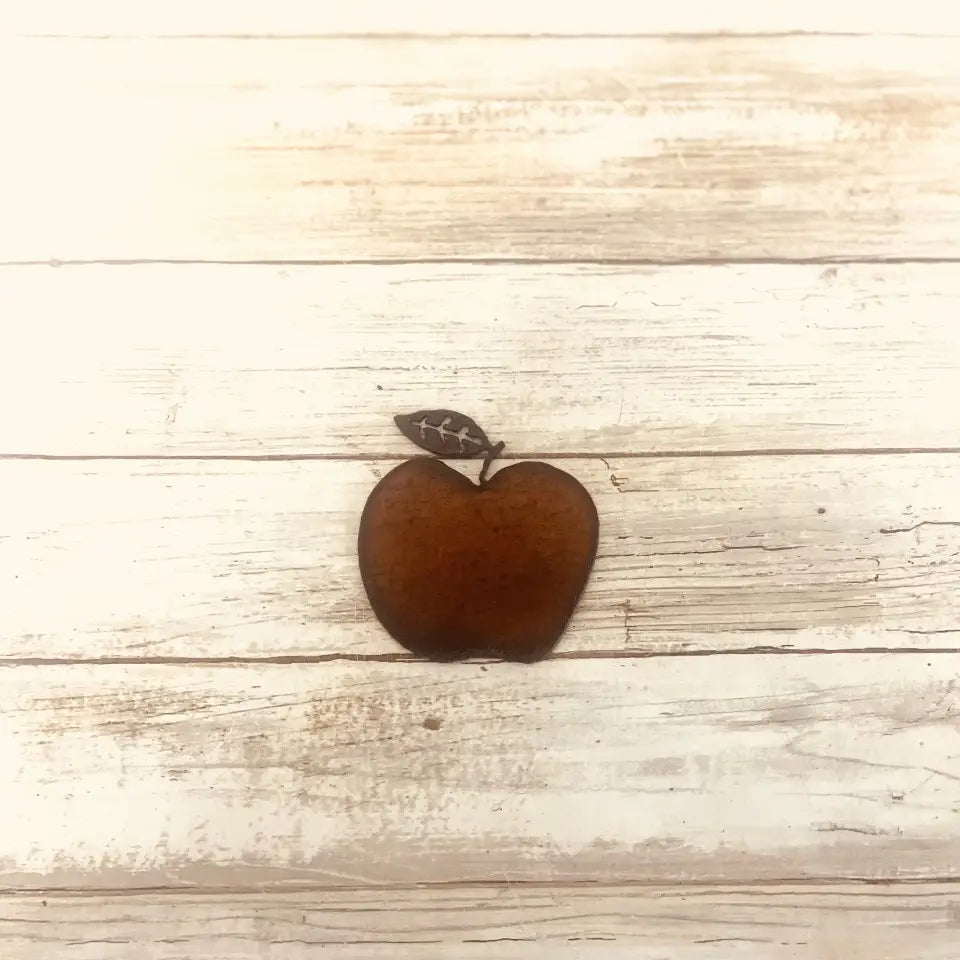 Apple Magnet rustic Farmers Market TEACHER Magnet Fruit Gift