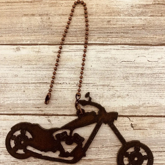 Chopper Bike  Motorcycle Biker Fan Pull
