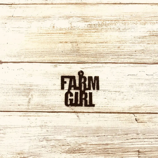 Farm Girl Charm Pendant