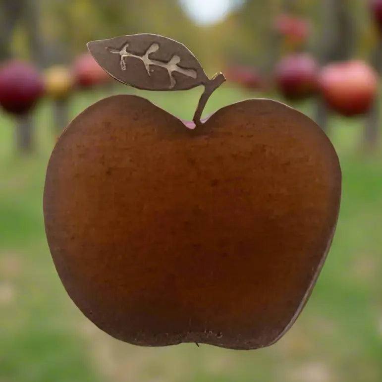 Apple Magnet rustic Farmers Market TEACHER Magnet Fruit Gift