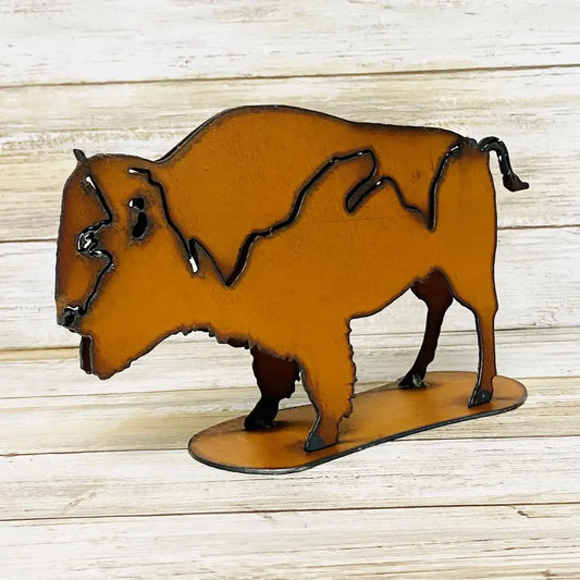 Buffalo Small Garden Sculpture