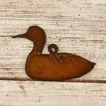 Loon Charm Rustic Metal Bird Pendant DIY