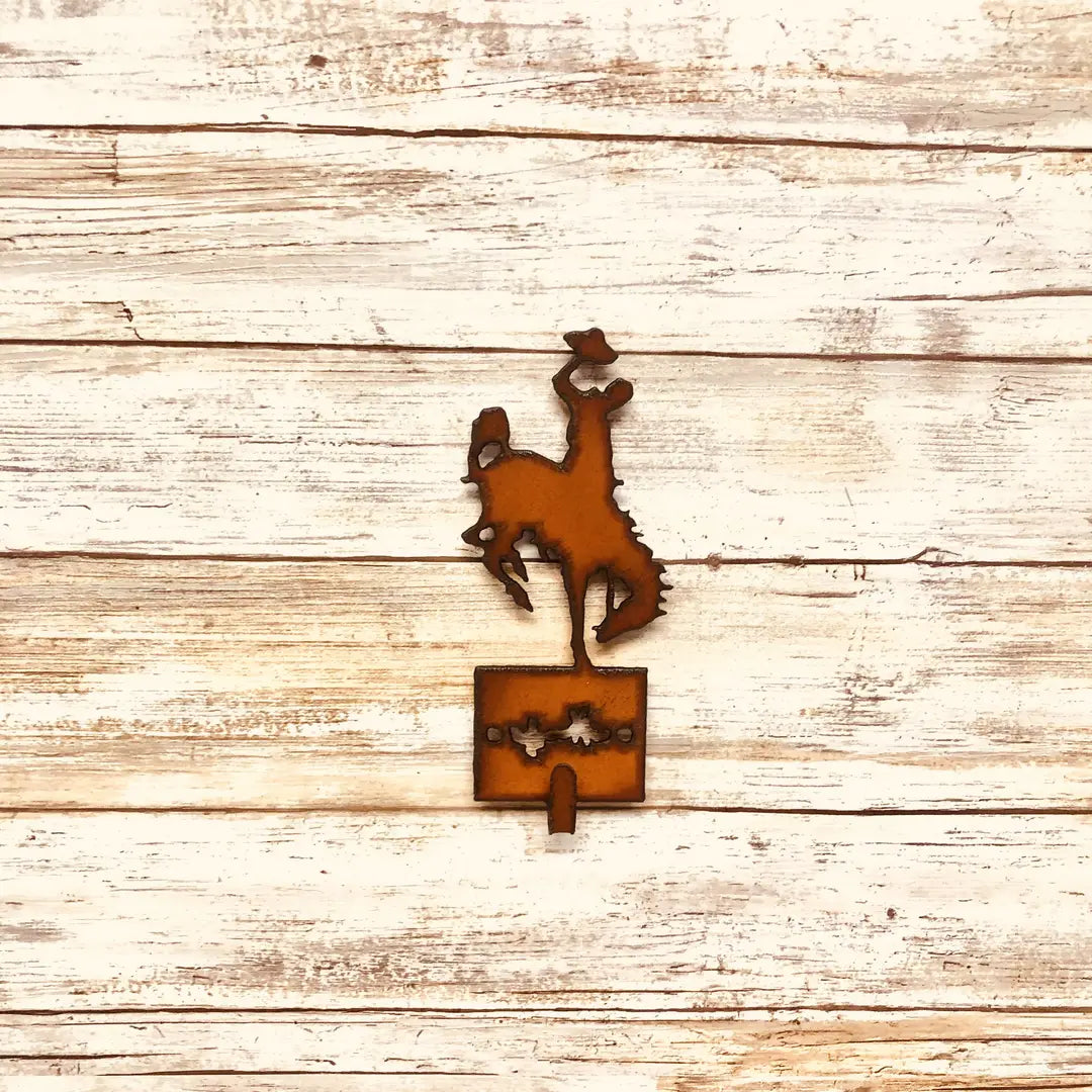 Wyoming Bronc Rider Single Key Hook