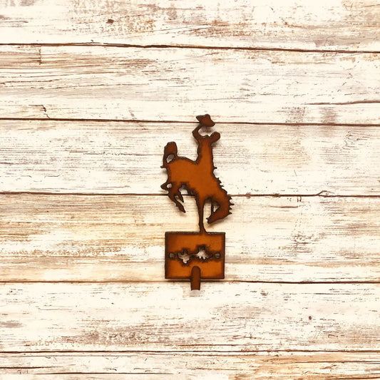 Wyoming Bronc Rider Single Key Hook